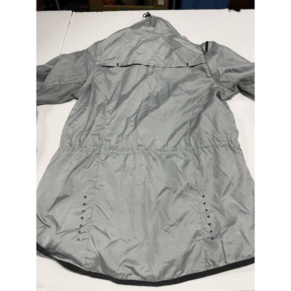NIKE Women's Medium Convertible Running Jacket Vest Gray Lightweight Windbreaker - Picture 7 of 7